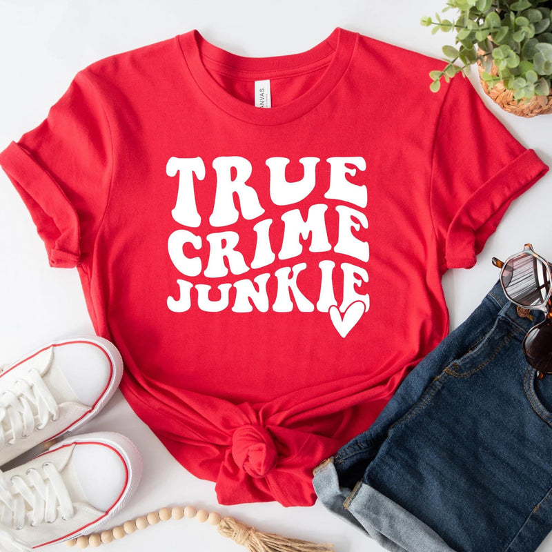 True Crime Junkie Graphic Tee/Sweatshirt