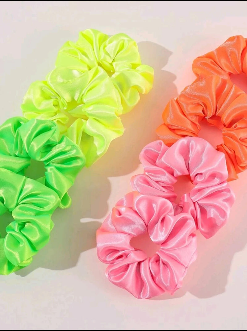 Neon Scrunchie Set