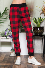 Plaid Loungewear Bottoms