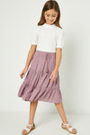 Girls Tasseled Midi Skirt