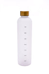 Sippin' Pretty 32 oz Translucent Water Bottle in White & Gold